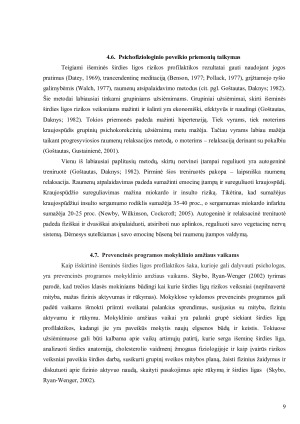 Socialinė-psichologinė išeminės širdies ligos profilaktika. Paveikslėlis 9