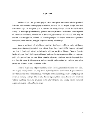 Interaktyvios psichoedukacijos programa, skirta stiprinti teigiamą kūno vaizdą, valgymo sutrikimų profilaktikoje. Paveikslėlis 3