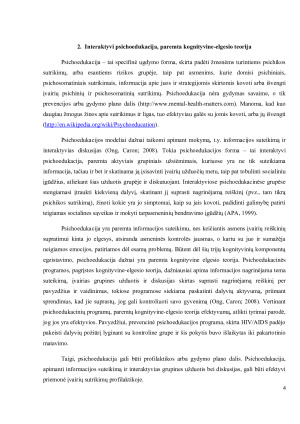 Interaktyvios psichoedukacijos programa, skirta stiprinti teigiamą kūno vaizdą, valgymo sutrikimų profilaktikoje. Paveikslėlis 4