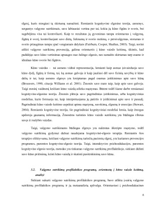 Interaktyvios psichoedukacijos programa, skirta stiprinti teigiamą kūno vaizdą, valgymo sutrikimų profilaktikoje. Paveikslėlis 6