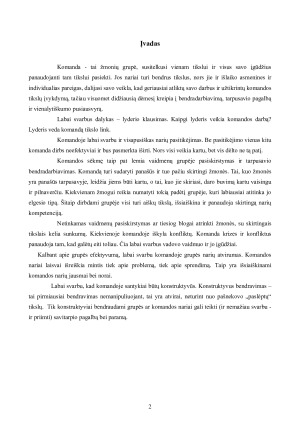 Komandinio darbo iššūkiai. Paveikslėlis 3