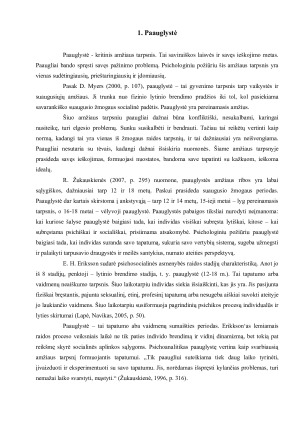 Alkoholio vartojimo priežastys paauglių tarpe ir socialinio darbuotojo pagalbos galimybės. Paveikslėlis 4