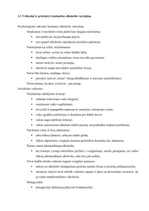 Alkoholio vartojimo priežastys paauglių tarpe ir socialinio darbuotojo pagalbos galimybės. Paveikslėlis 8