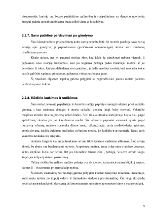 Nėštumo ritualai ir jų reikšmė šiuolaikinės moters gyvenime. Paveikslėlis 9