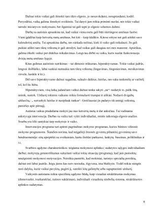 Autizmas - jo kilmė, ypatumai ir poveikis vaiko socialinei raidai. Paveikslėlis 8