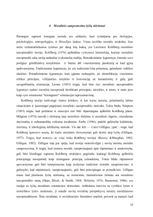 Lyčių samprotavimų skirtumai. Paveikslėlis 10