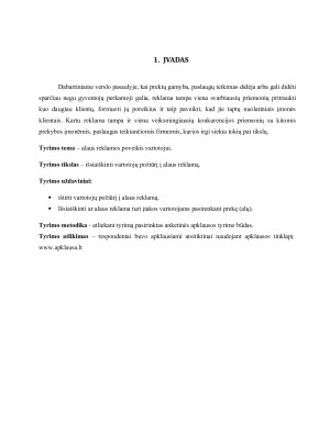 Alaus reklamos poveikis vartotojui. Paveikslėlis 3