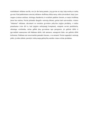 Alaus reklamos poveikis vartotojui. Paveikslėlis 9