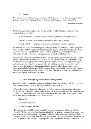 Stresų priežastys ir pasekmės, kokie būdai naudojami stresui pašalinti. Paveikslėlis 3