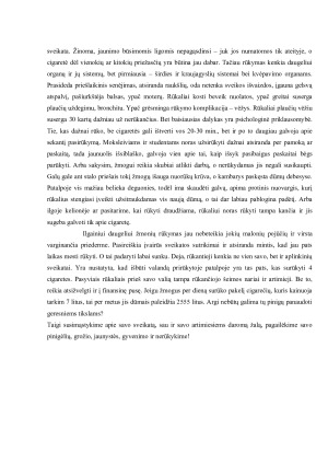 RŪKYMO PRIEŽASTYS, ŽALA IR PASEKMĖS. Paveikslėlis 3