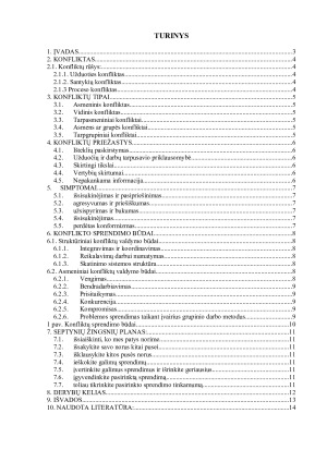 Konfliktai ir jų poveikis tarpasmeniniam bendravimui