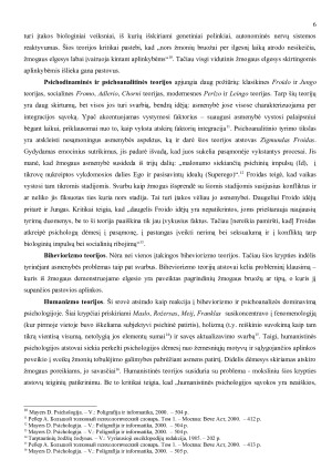 Asmenybės samprata psichologiniu aspektu. Paveikslėlis 6