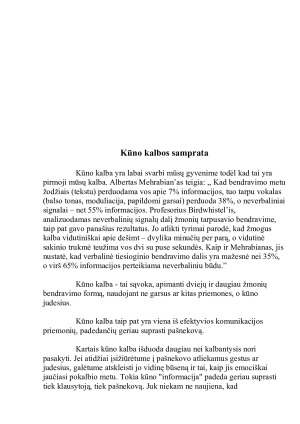 Kūno kalba. Paveikslėlis 3