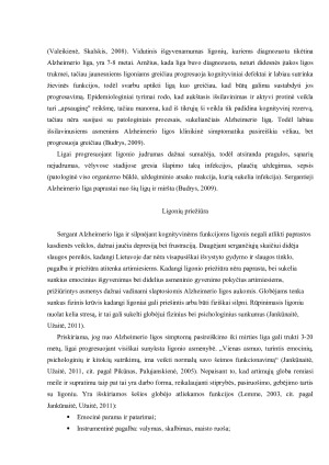 ALZHEIMERIO LIGA. Paveikslėlis 5