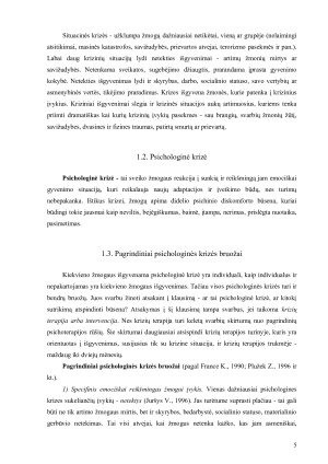 PSICHOLOGINĖS KRIZĖS IR GYVENIMO PRASMĖS PROBLEMOS. Paveikslėlis 5