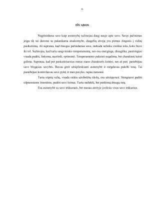 Savęs pažinimas socialinės psichologijos kontekste. Paveikslėlis 6