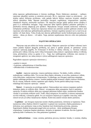 MĄSTYMO PSICHOLOGIJA. Paveikslėlis 5