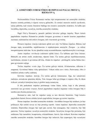 CHARAKTERIO TIPAI. Paveikslėlis 4