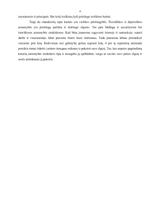 CHARAKTERIO TIPAI. Paveikslėlis 5