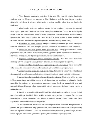 CHARAKTERIO TIPAI. Paveikslėlis 7