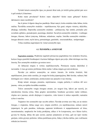 CHARAKTERIO TIPAI. Paveikslėlis 8