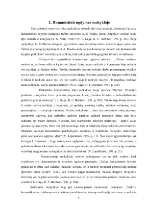 Humanistinė asmenybės teorija apie mokymą (si). Paveikslėlis 6