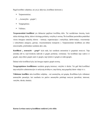 Konfliktų rūšys bei sprendimo būdai. Paveikslėlis 5