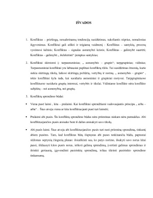 Konfliktų rūšys bei sprendimo būdai. Paveikslėlis 9