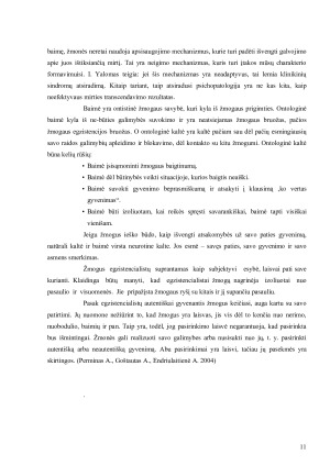 EGZISTENCINĖS PSICHOLOGIJOS SAMPRATA. Paveikslėlis 10