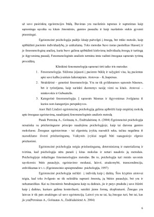 EGZISTENCINĖS PSICHOLOGIJOS SAMPRATA. Paveikslėlis 5