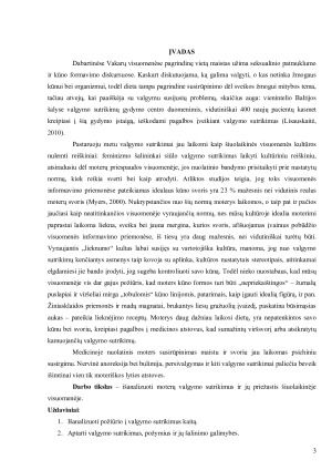 MOTERŲ VALGYMO SUTRIKIMAI IR JŲ PRIEŽASTYS ŠIUOLAIKINĖJE VISUOMENĖJE. Paveikslėlis 3