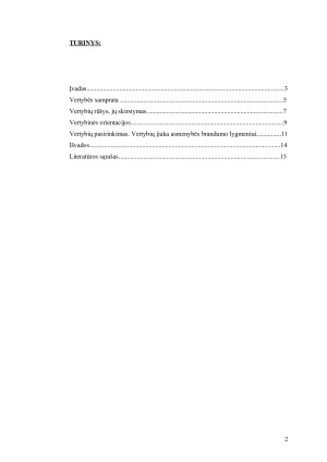 Asmenybės vertybės. Vertybių samprata ir jų pasirinkimai. Paveikslėlis 2