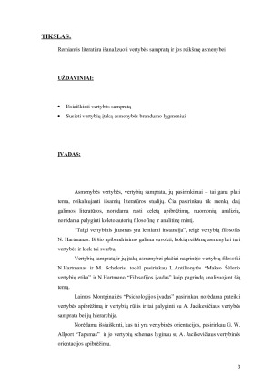 Asmenybės vertybės. Vertybių samprata ir jų pasirinkimai. Paveikslėlis 3