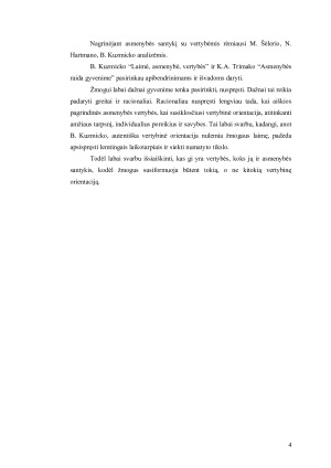 Asmenybės vertybės. Vertybių samprata ir jų pasirinkimai. Paveikslėlis 4