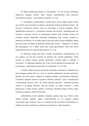 Asmenybės vertybės. Vertybių samprata ir jų pasirinkimai. Paveikslėlis 6