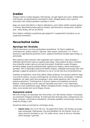 Neverbalinė kalba. Situacijos analizė. Paveikslėlis 3