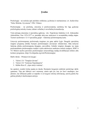 Psichologo darbo analizė. Paveikslėlis 3