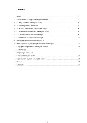 Asmenybės esmė ir jos unikalumo aspektai psichologiniu požiūriu