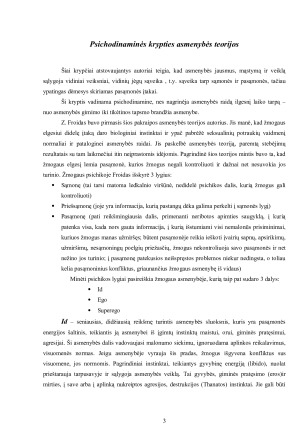 Asmenybės esmė ir jos unikalumo aspektai psichologiniu požiūriu. Paveikslėlis 3