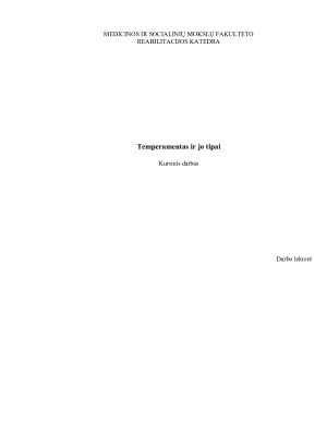 Temperamentas ir jo tipai