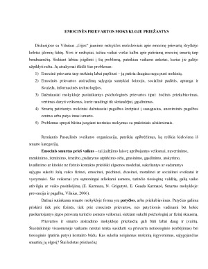 EMOCINĖS PRIEVARTOS POVEIKIS „GIJOS“ JAUNIMO MOKYKLOS MOKINIAMS. Paveikslėlis 3