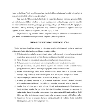 EMOCINĖS PRIEVARTOS POVEIKIS „GIJOS“ JAUNIMO MOKYKLOS MOKINIAMS. Paveikslėlis 8