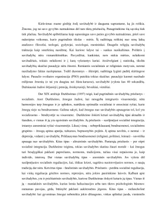 Savižudybės pasaulyje. Paveikslėlis 2