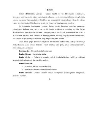 Neverbalinė kalba. Paveikslėlis 3