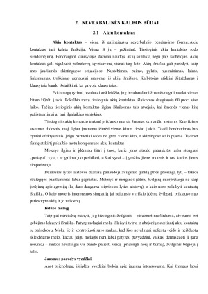 Neverbalinė kalba. Paveikslėlis 6