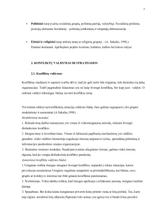 Konfliktų kilimo ir sprendimo psichologiniai mechanizmai. Paveikslėlis 7