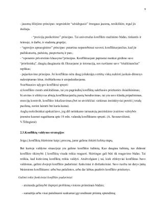 Konfliktų kilimo ir sprendimo psichologiniai mechanizmai. Paveikslėlis 9
