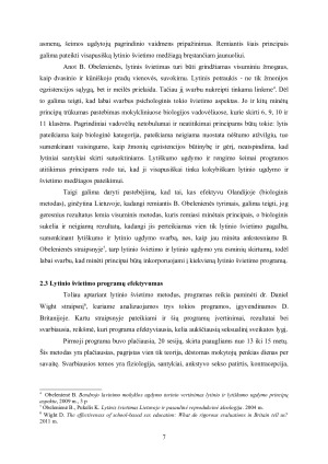 AR LYTINIS ŠVIETIMAS MOKYKLOJE TURĖTŲ BŪTI PRIVALOMAS. Paveikslėlis 7