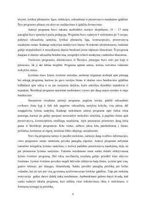 AR LYTINIS ŠVIETIMAS MOKYKLOJE TURĖTŲ BŪTI PRIVALOMAS. Paveikslėlis 8