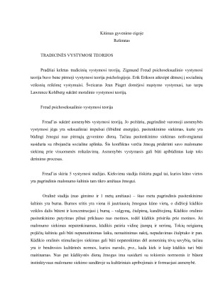 Kitimas gyvenimo eigoje